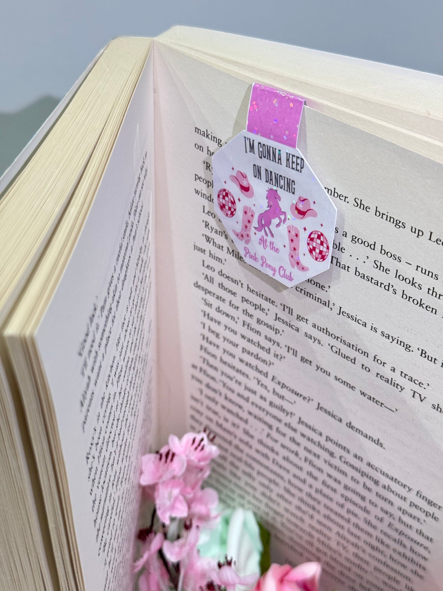Pink Pony Club Magnetic Bookmark