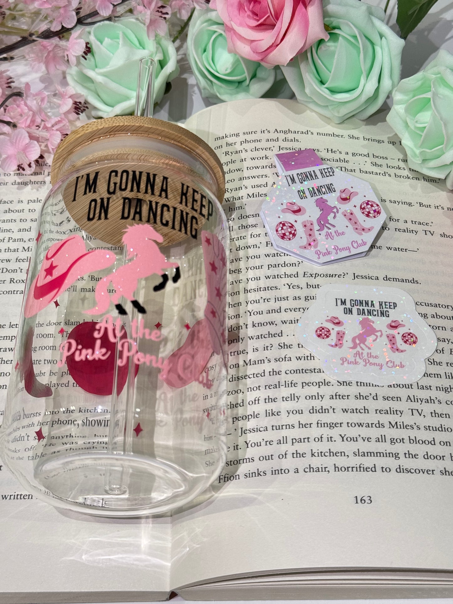Pink Pony Club Magnetic Bookmark