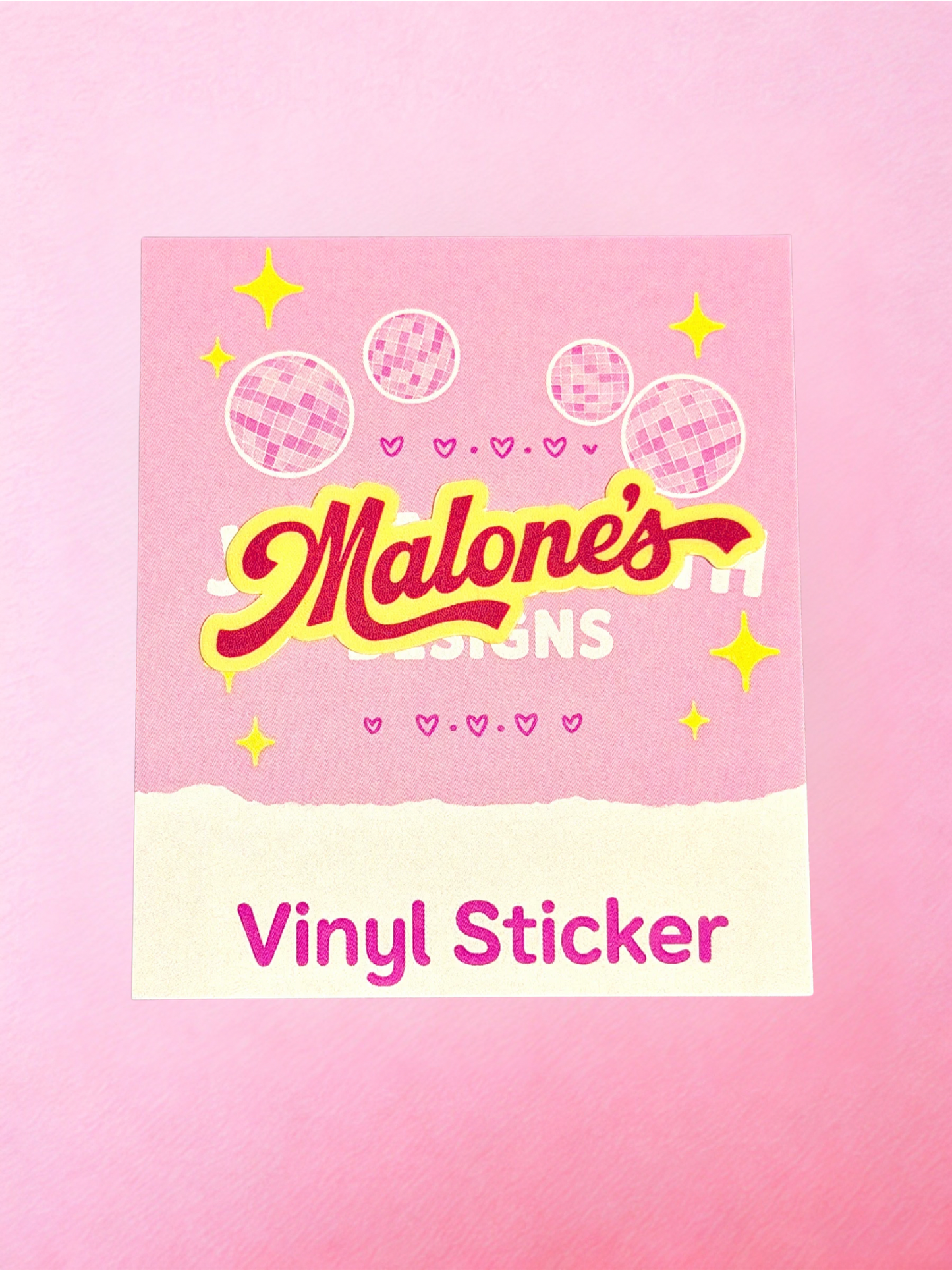 Malone’s Vinyl Sticker – Hockey Romance Reader Sticker Inspired by Off Campus