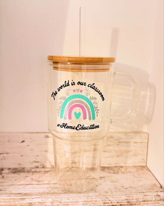 Home Education Glass Cup