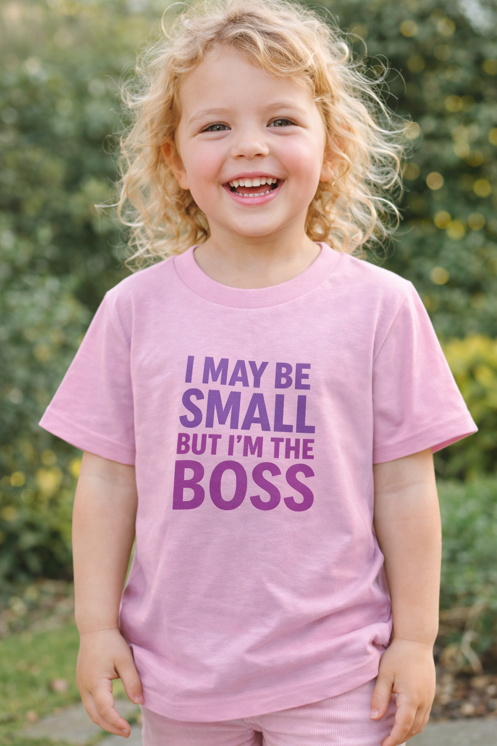 I May Be Small But I’m The Boss Kids T-Shirt