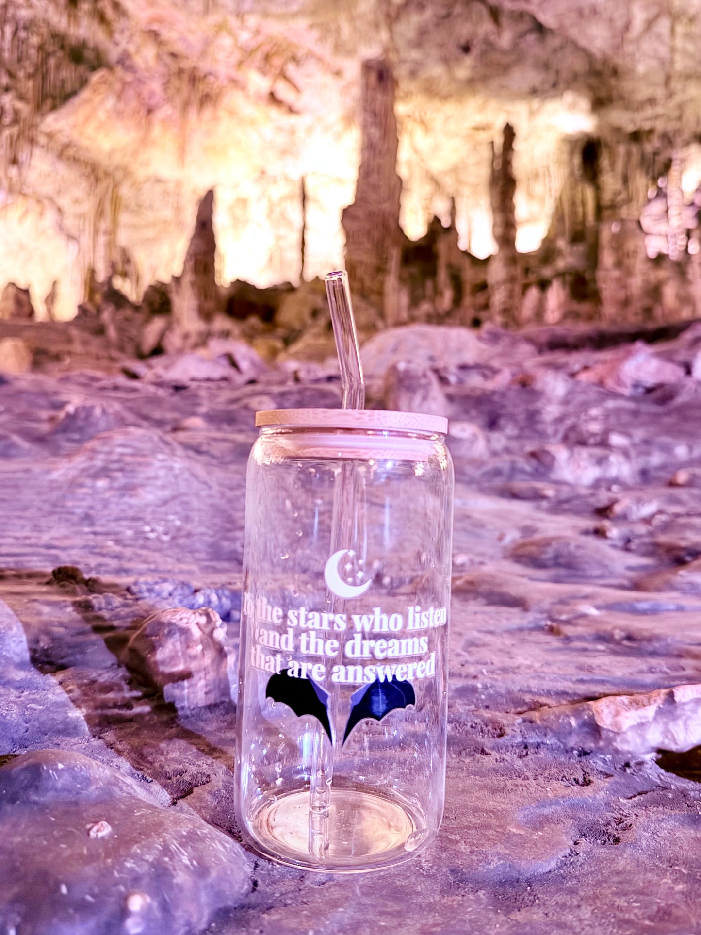 The Stars Who Listen Glass Can Cup