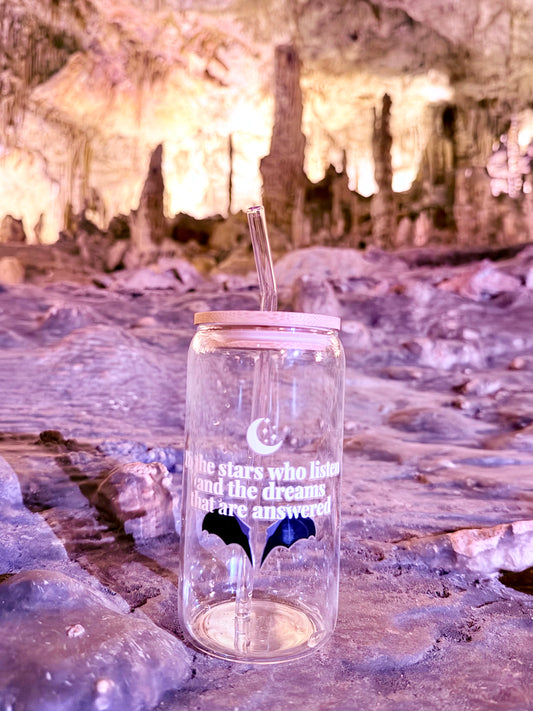 The Stars Who Listen Glass Can Cup