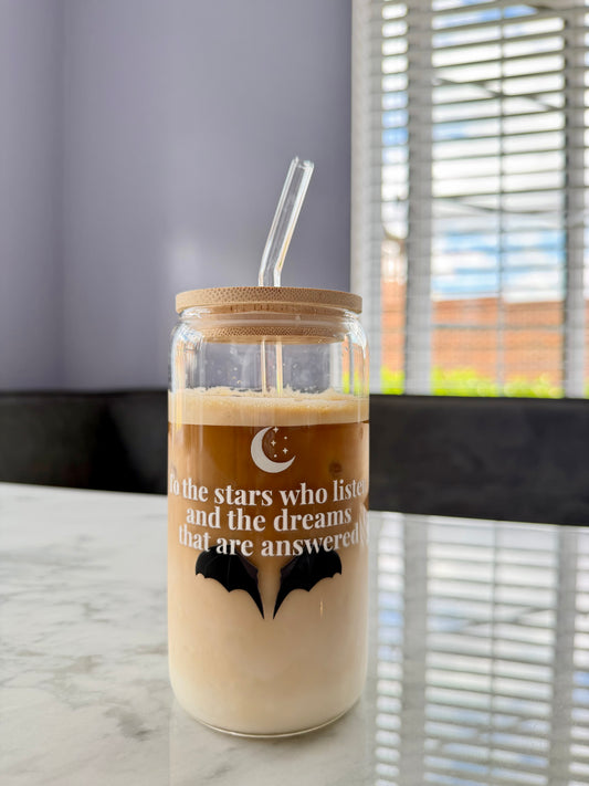 The Stars Who Listen Glass Can Cup