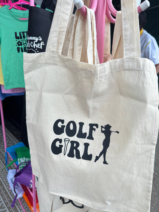 Golf Girl Tote Bag