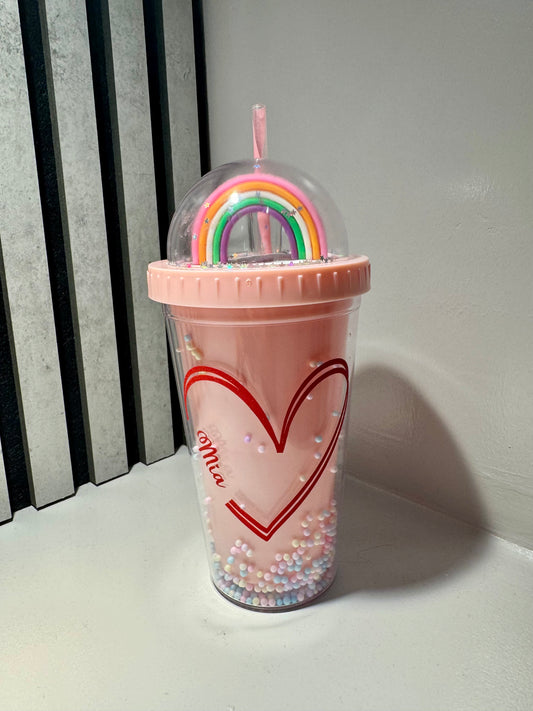 Rainbow Soda Cup Personalised