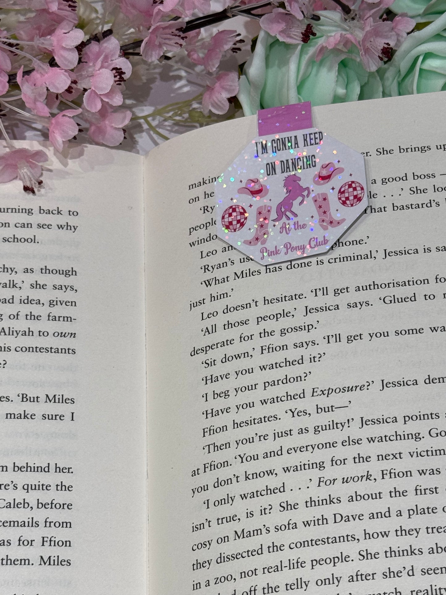 Pink Pony Club Magnetic Bookmark