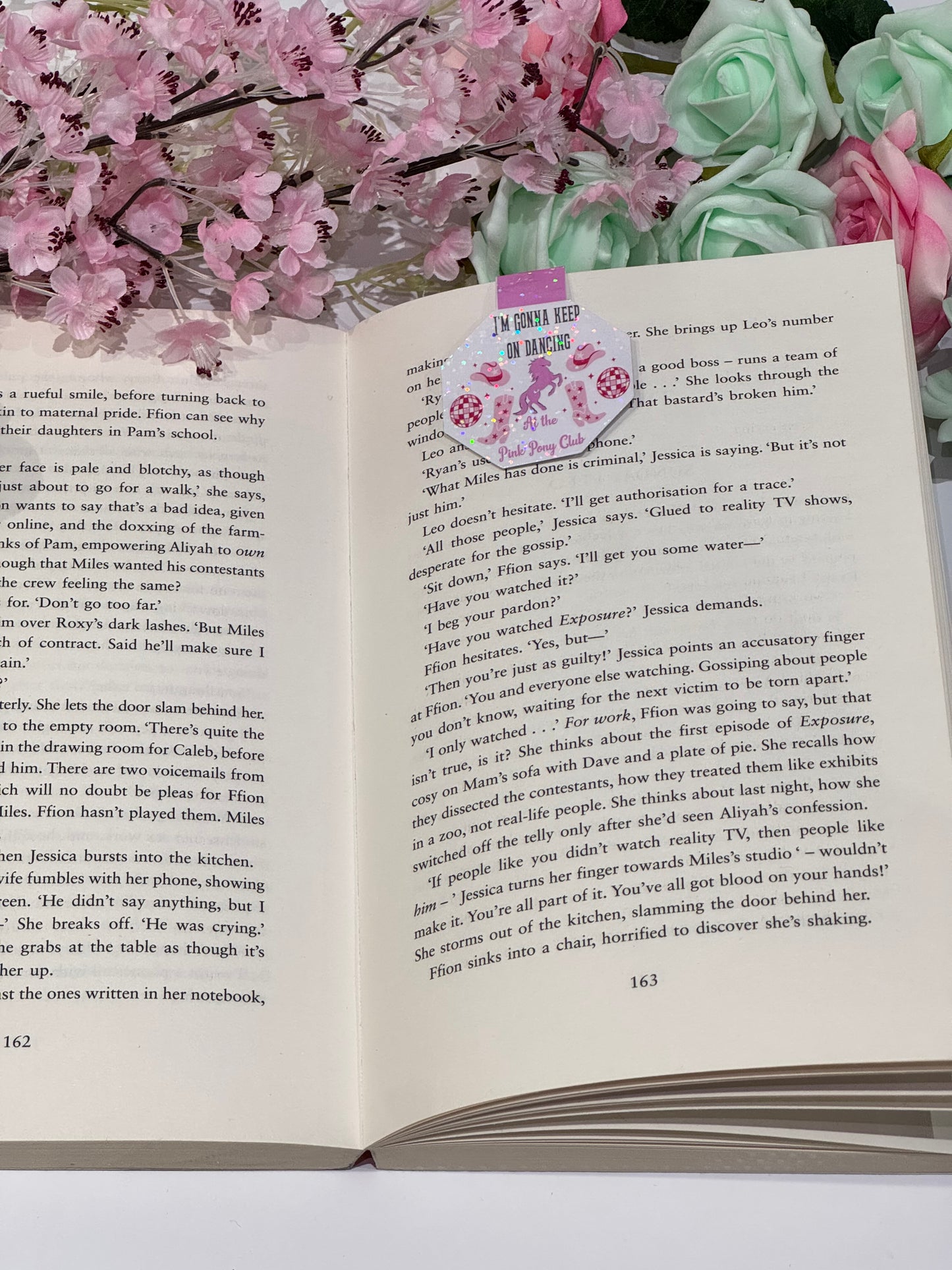 Pink Pony Club Magnetic Bookmark