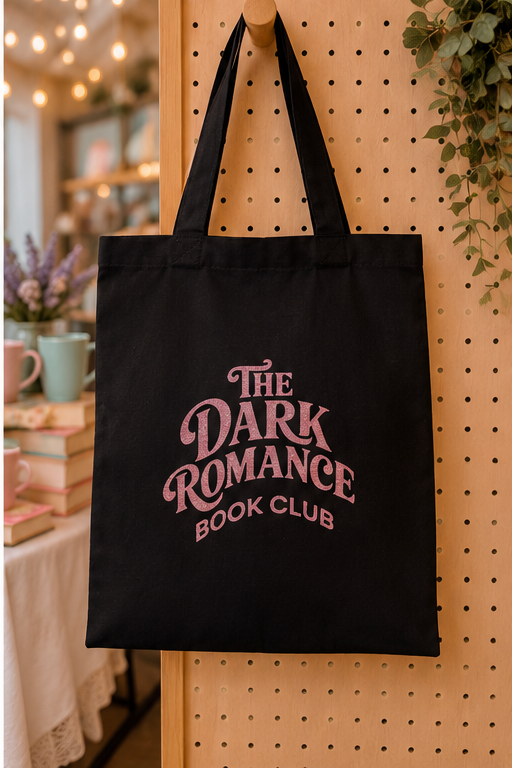 The Dark Romance Book Club Tote Bag – Black Bookish Canvas Tote